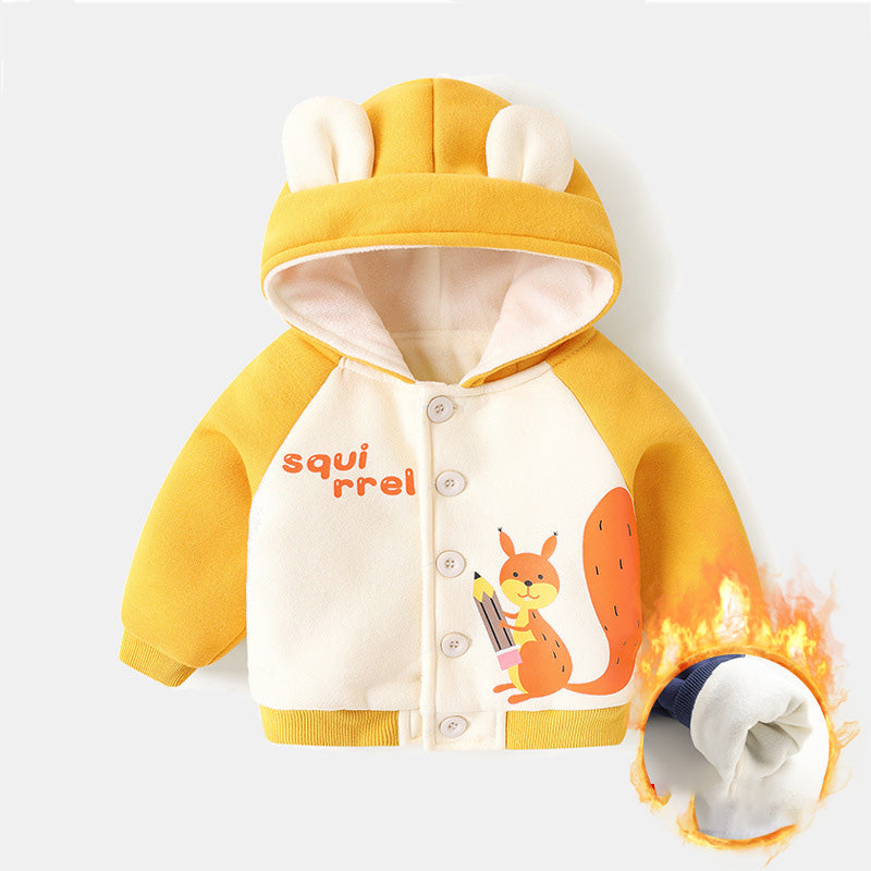 Baby Fleece Hooded Jacket for Winter
