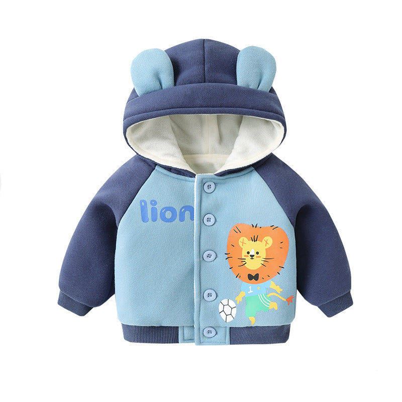 Baby Fleece Hooded Jacket for Winter