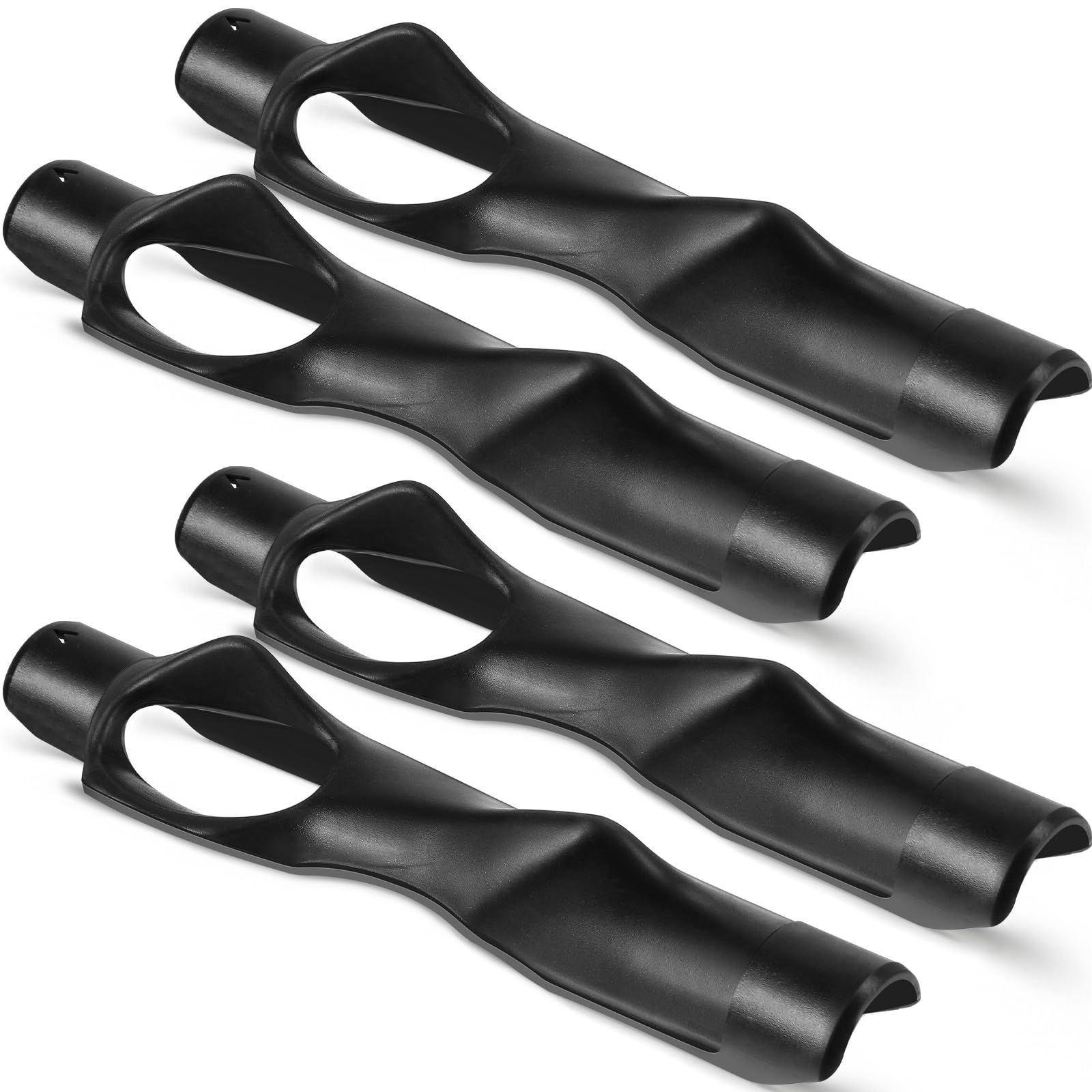 Vertintong 4 Pcs Golf Grip Trainer Attachment for Improving Hand Positioning Golf Club Grip Trainer Golf Training Equipment Right Handed Golf Swing Trainer for Beginner Correct Grip Posture (Black)