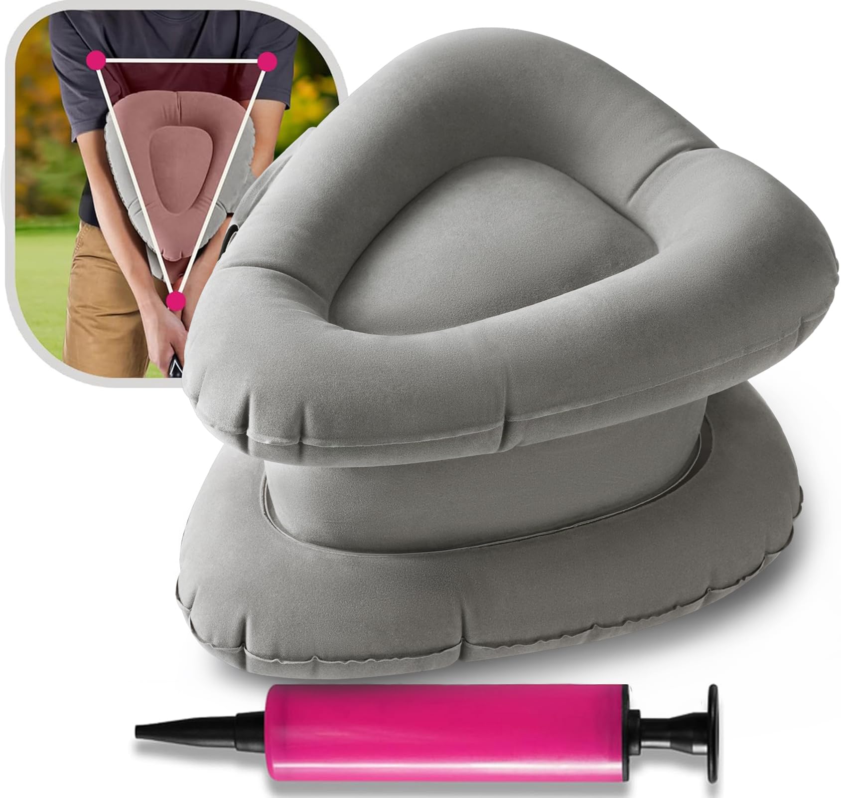 Golf Triangle Training aid，Posture Correction Practice Trainer AidTriangle MasterInflatable Golf Training Equipment with PumpInflatable Swing Training Aid PracticeGolf Swing Training Aid