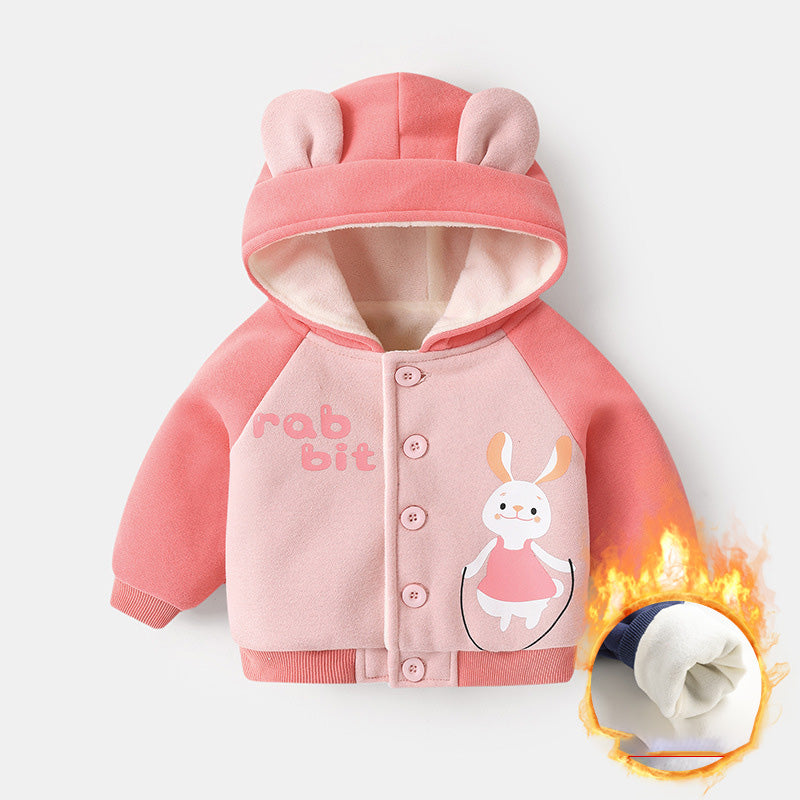 Baby Fleece Hooded Jacket for Winter