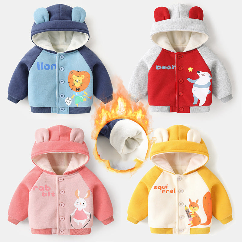 Baby Fleece Hooded Jacket for Winter